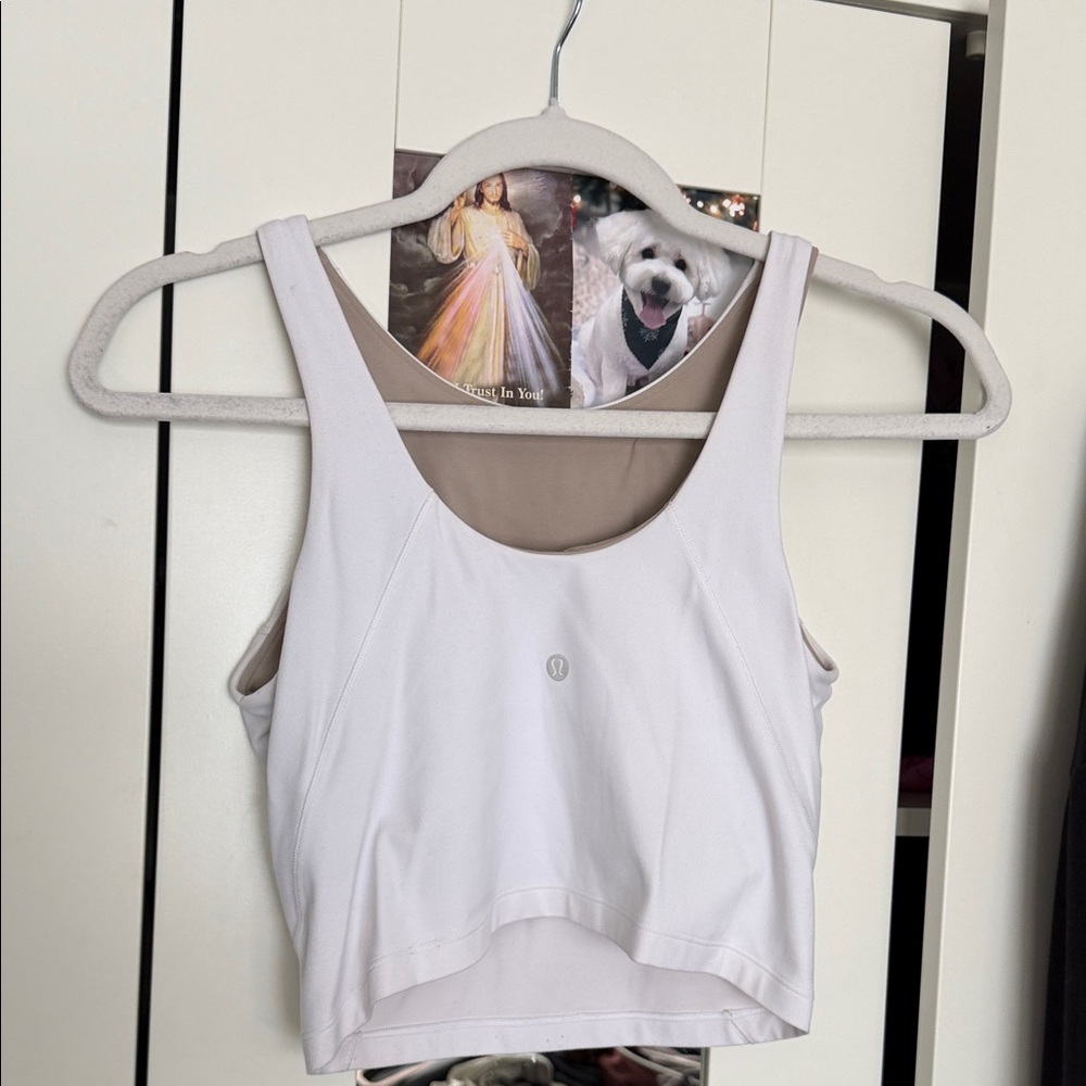 lululemon athletica White Tank Top